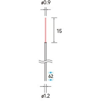 セラミックファイバーブラシ 細軸タイプ NSK(ナカニシ)