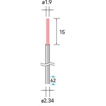 セラミックファイバーブラシ 細軸タイプ NSK(ナカニシ)