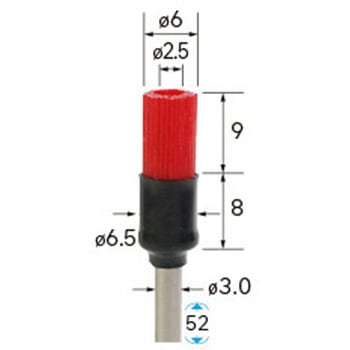 セラミックファイバーブラシ カップ型 (軸径3mm) NSK(ナカニシ)