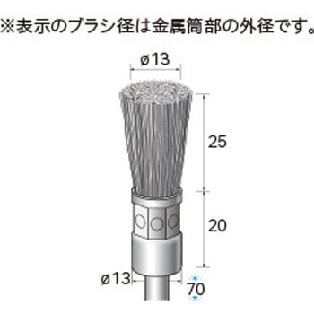 軸付筒型ブラシ (軸径6mm) NSK(ナカニシ)