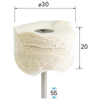 積層ソフトバフ (軸径2．34mm・3mm・6mm) NSK(ナカニシ)