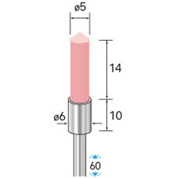 セラミックファイバーブラシ 先端角90°(軸径3mm) NSK(ナカニシ)