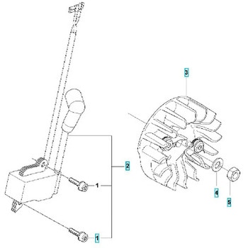 ハスクバーナ エンジンチェーンソー 135 Mark II 部品 イグニッションシステム ハスクバーナ