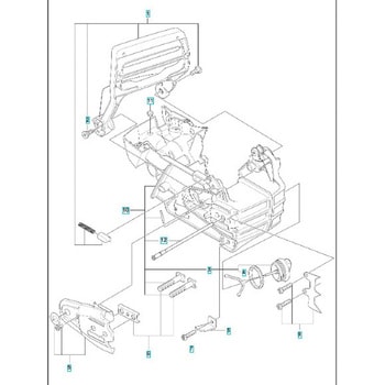 ハスクバーナ エンジンチェーンソー 135 Mark II 部品 クランクケース ハスクバーナ