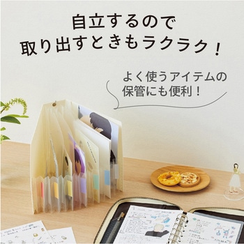 myfa コレクションストックファイル B6 6仕切(7ポケット) リヒトラブ