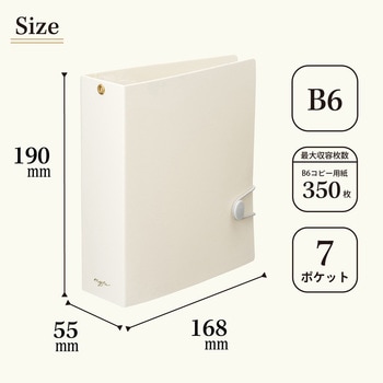 myfa コレクションストックファイル B6 6仕切(7ポケット) リヒトラブ
