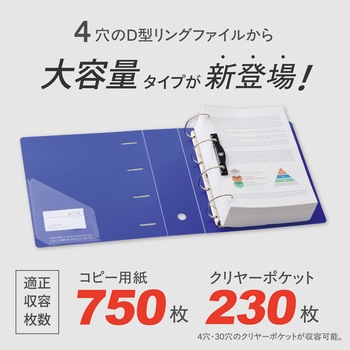 リクエスト D型リングファイル A4 - リヒトラブ