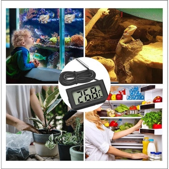 デジタル温度計 外部センサー付き はくでん