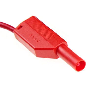 連結可能保護カバー付き 両端 バナナプラグ ストレートタイプ はくでん