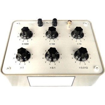 交直流精密ダイヤル式可変抵抗器 はくでん