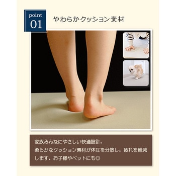 お手入れらくらく 抗菌断熱ふく楽トイレマット 岡安ゴム