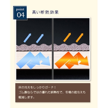 お手入れらくらく 抗菌断熱ふく楽トイレマット 岡安ゴム