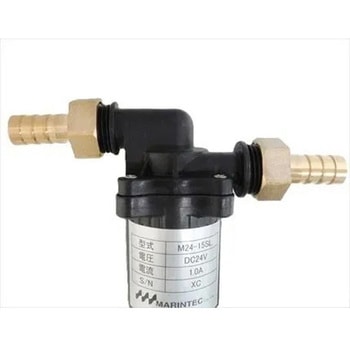 循環ポンプ DC12V 12mmニップル付き マリンテック