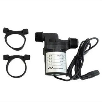 循環ポンプ DC12V 12mmニップル付き マリンテック