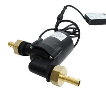 循環ポンプ DC24V 流量調節付き 8mmニップル付き マリンテック