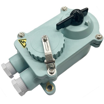 大阪電機製 3P本体スイッチ付き 15A 防水レセプタクル 大阪電機工業