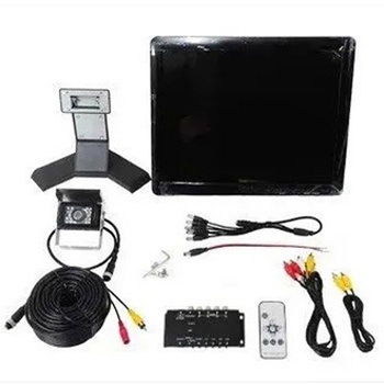 17インチモニターカメラセット DC12V カメラ4台 マリンテック