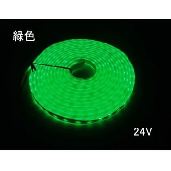 LEDテープライト 1連 緑色(5m) DC24V マリンテック