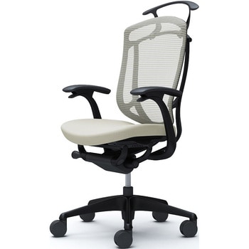 コンテッサセコンダ、固定肘、ハイバック、座クッション、ハンガー付、ランバー無、ブラックB、ブラック、脚ブラック、ウレタン オカムラ(岡村製作所)