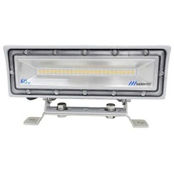 LEDデッキライト 作業灯 投光器 60W AC100-240V - マリンテック