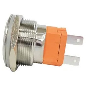 LEDプッシュスイッチ オルタネイト式 赤色 25mm 20A - マリンテック