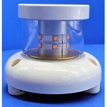 LEDフラッシュライト 黄色 白ボディ マリンテック