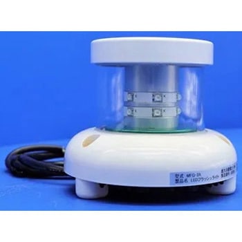 LEDフラッシュライト 緑色 白ボディ マリンテック