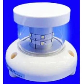 LEDフラッシュライト 白色 白ボディ マリンテック