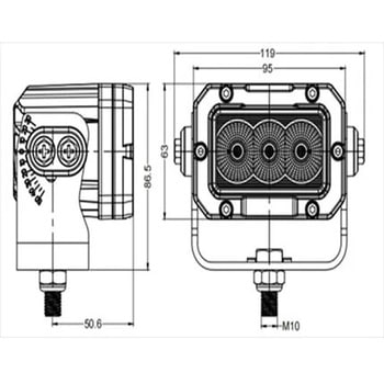 LED投光器 ワークライト 30W - マリンテック