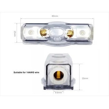 MIDIヒューズホルダー 100Aヒューズ付 マリンテック