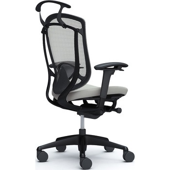 コンテッサセコンダ、可動肘、ハイバック、座クッション、ハンガー付、ランバー付、ブラックB、ブラック、脚ブラック、ウレタン - オカムラ(岡村製作所)