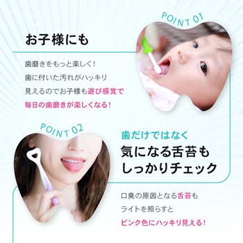 デンタルプラークチェックライト シルバー OMNI