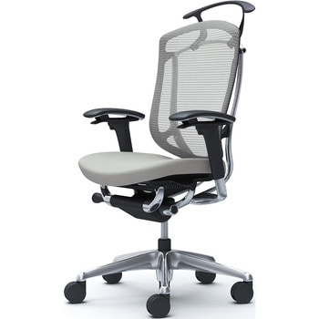 コンテッサセコンダ、可動肘、ハイバック、座クッション、ハンガー付、ランバー無、ブラックB、ポリッシュ、脚ポリッシュ、ウレタン オカムラ(岡村製作所)