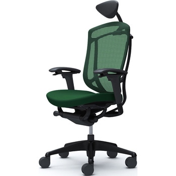 コンテッサセコンダ、可動肘、可動ヘッド、座クッション、ハンガー無、ランバー無、ブラックB、ブラック、脚ブラック、ウレタン オカムラ(岡村製作所)