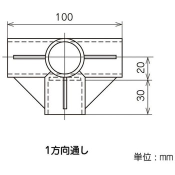 イレクター Φ28スパイラルパイプ用プラスチックジョイント 矢崎化工
