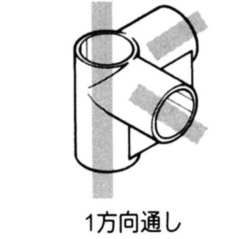 イレクター Φ28パイプ ブルー用プラスチックジョイント 矢崎化工