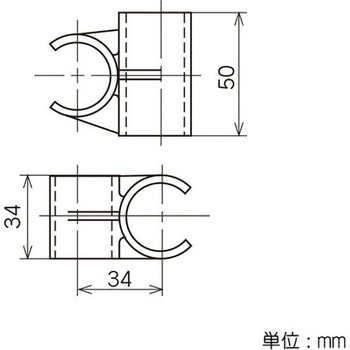 イレクター Φ28パイプ ブルー用プラスチックジョイント 矢崎化工