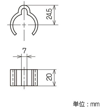 イレクター Φ28パイプ ブルー用プラスチックジョイント 矢崎化工