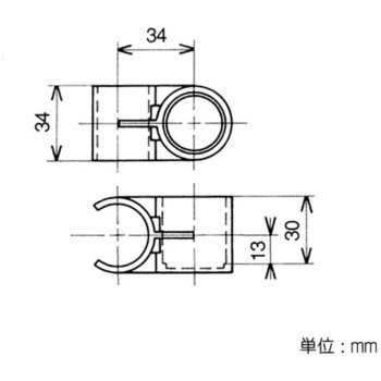 イレクター Φ28パイプ ブルー用プラスチックジョイント 矢崎化工