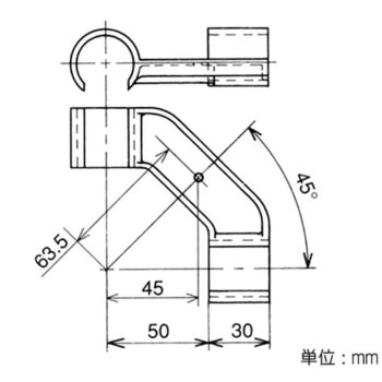イレクター Φ28パイプ ブルー用プラスチックジョイント 矢崎化工