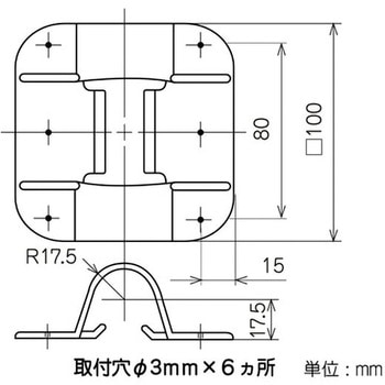 イレクター Φ28パイプ グレー用プラスチックジョイント 矢崎化工