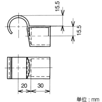 イレクター Φ28パイプ グレー用プラスチックジョイント 矢崎化工