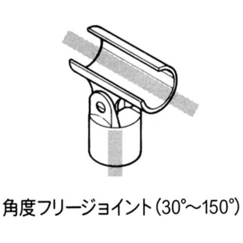 イレクター Φ28パイプ グレー用プラスチックジョイント 矢崎化工