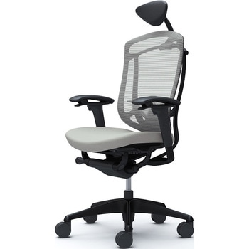 コンテッサセコンダ、可動肘、可動ヘッド、座クッション、ハンガー無、ランバー付、ブラックB、ブラック、脚ブラック、ウレタン オカムラ(岡村製作所)