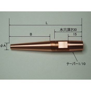 ストレートチップ ロングP型 12Φ 三木精機