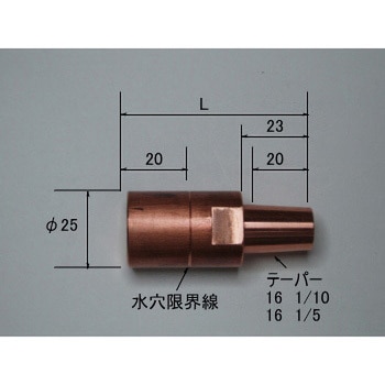 ストレートチップ F型 25Φ 三木精機