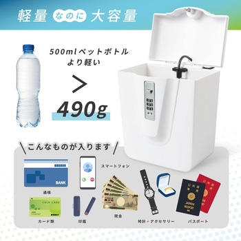 ポータブルセーフティーボックス 大容量タイプ カール事務器