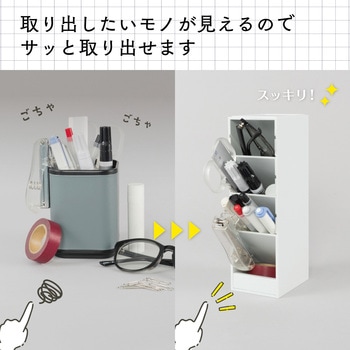 ツールスタンド・カスタム ホワイト カール事務器