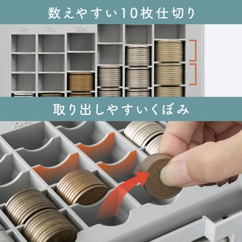 ポータブルキャッシュケース ホワイト - カール事務器