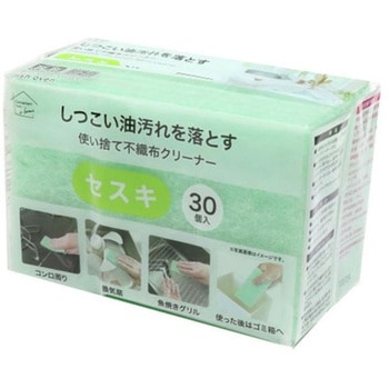 使い捨て不織布クリーナーセスキ30個入 岡崎